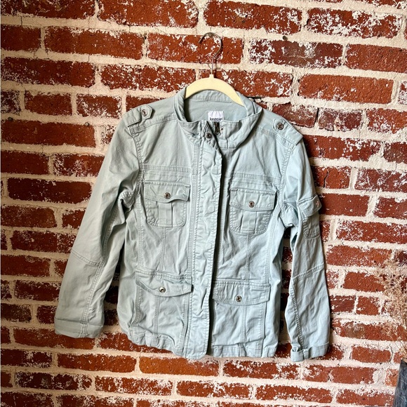 Kensie Jackets & Blazers - Kensie Jeans light blue utility jacket